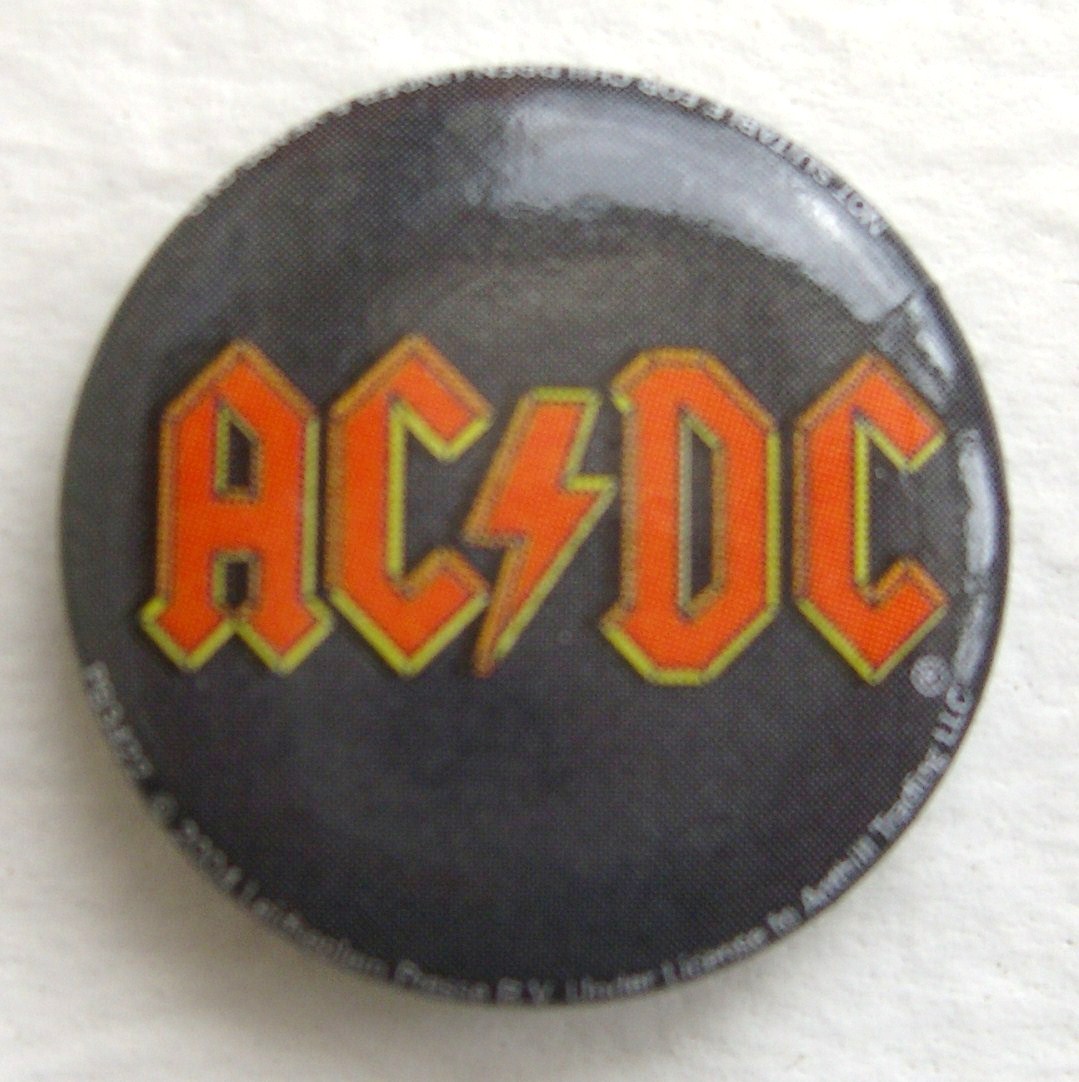 AC DC Logo BADGE