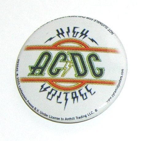 AC DC High+Voltage BADGE