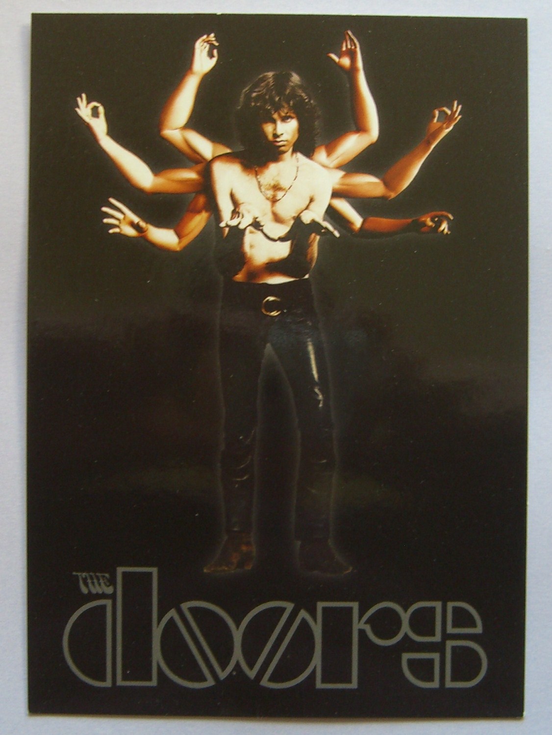 Doors Jim Morrison Arms Pose POSTCARD
