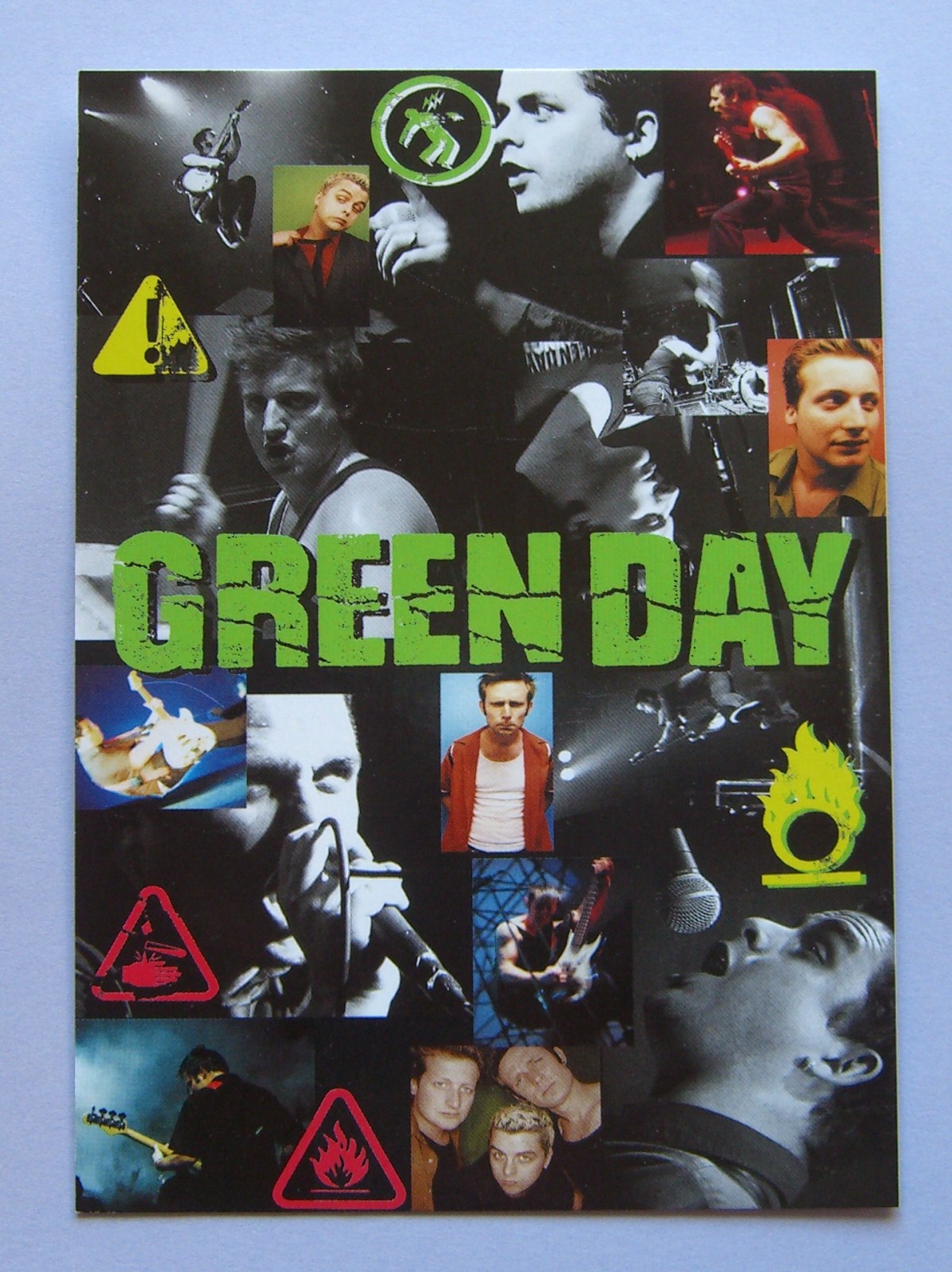 Green Day Collage POSTCARD
