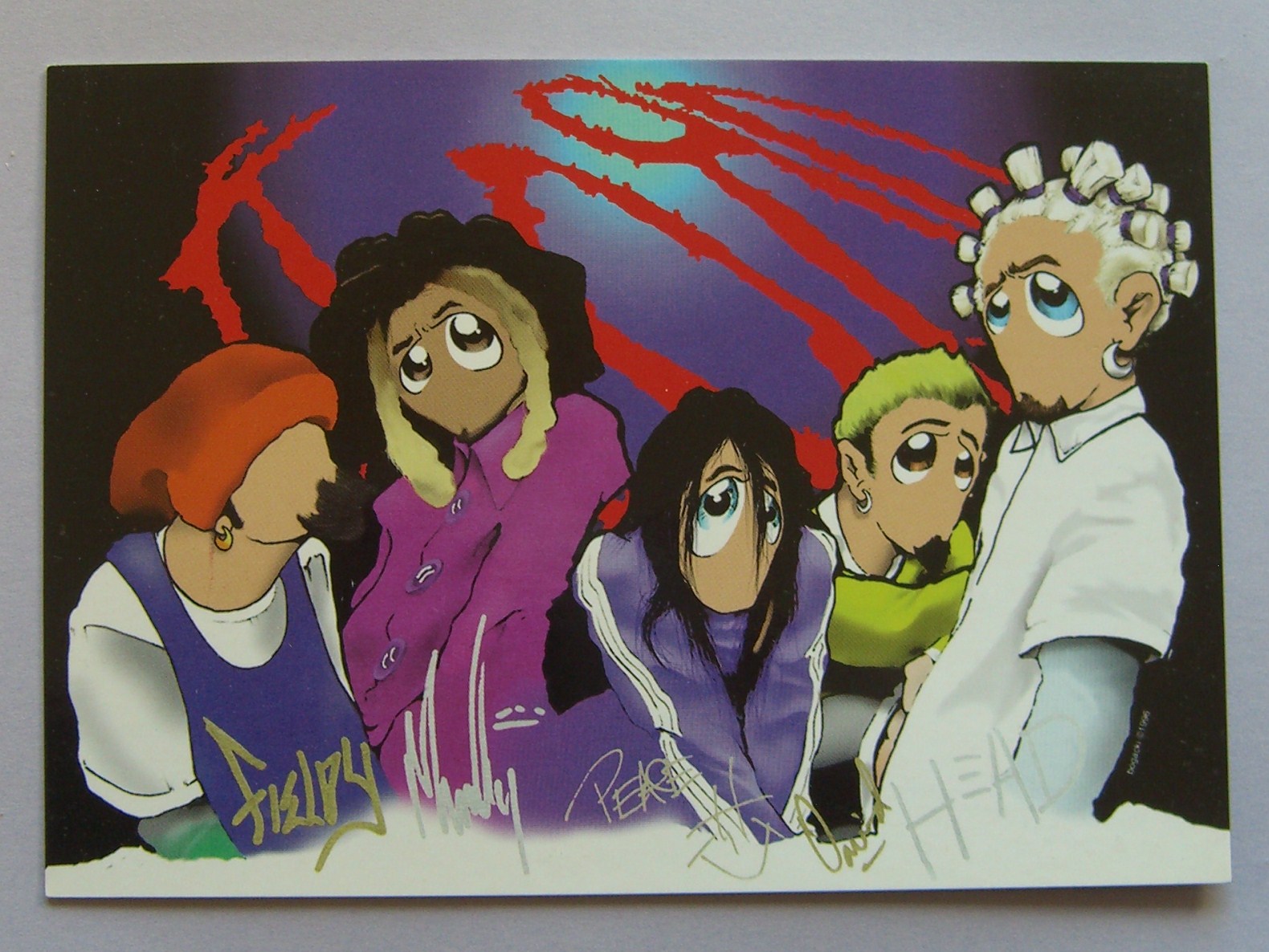 Korn Characters POSTCARD