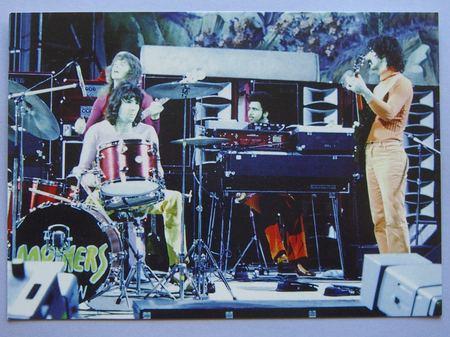 Frank Zappa Mothers Of Invention Colour POSTCARD