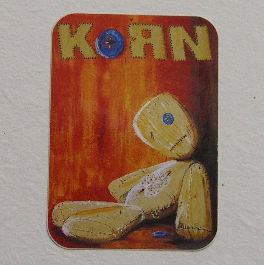 Korn Teddy Bear STICKER